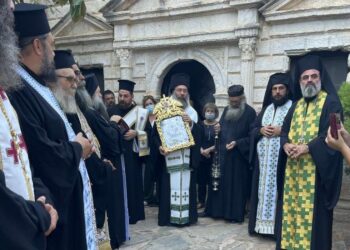 ΚΑΘΟΔΟΣ ΤΗΣ ΙΕΡΑΣ ΕΙΚΟΝΟΣ ΤΗΣ ΠΑΝΑΓΙΑΣ ΤΗΣ ΧΑΡΑΚΙΑΝΗΣ ΣΤΟ ΘΕΟΜΗΤΟΡΙΚΟ ΤΗΣ ΠΡΟΣΚΥΝΗΜΑ