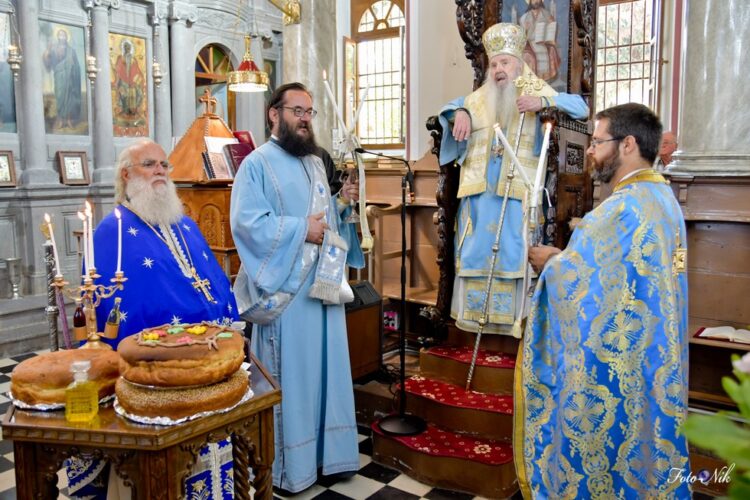 Η εορτή της Μεταμορφώσεως του Σωτήρος στη Μητρόπολη Μηθύμνης