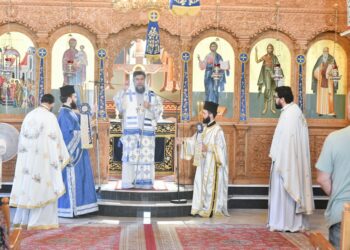 Σερρών Θεολόγος: «-Θαρσείτε, μη φοβείσθε, Εγώ ειμί! Εδώ ειμί!  -Αμήν Κύριε, Γένοιτο!»