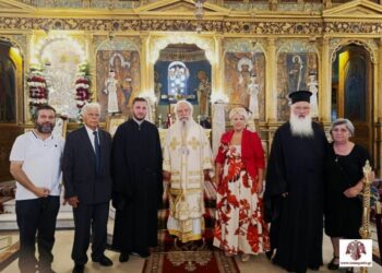 Χειροθεσία Αναγνώστη στην πανήγυρη του Ι.Ν. Μεταμορφώσεως Τρίπολης