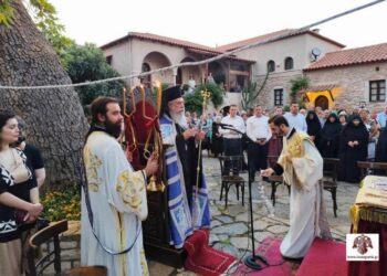 Πανηγυρικός Αρχιερατικός Εσπερινός στην Ι.Μ. Λουκούς Κυνουρίας