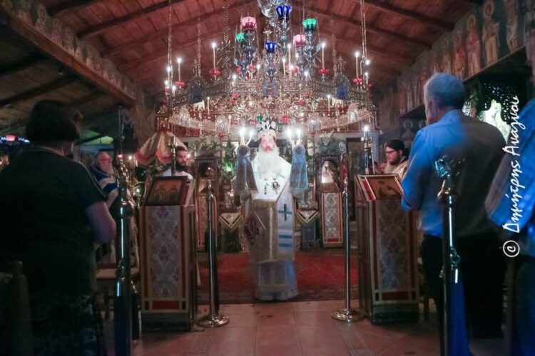 Πανήγυρις Αγίου Εθνοϊερομάρτυρος Χρυσοστόμου Μητροπολίτου Σμύρνης στην Αγιά Καμένων Βούρλων