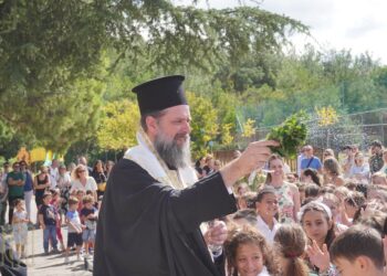 Αγιασμοί για την νέα σχολική χρονιά από τον Μητροπολίτη Θεσσαλονίκης Φιλόθεο