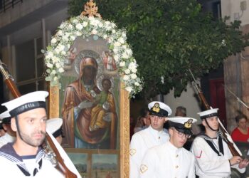 Η εορτή της Παναγίας Μυρτιδιωτίσσης στην Ιερά Μητρόπολη Πειραιώς