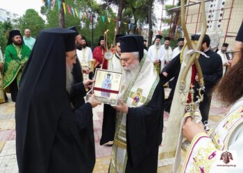 Πανηγυρικός Πολυαρχιερατικός Εσπερινός  για τα Ονομαστήρια του Σεβ. Μητροπολίτου Σπάρτης