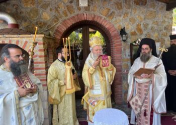 ΕΓΚΑΙΝΙΑΣΘΗΚΕ Ι. ΝΑΟΣ ΤΟΥ ΑΓΙΟΥ ΙΕΡΟΜΑΡΤΥΡΟΣ ΒΑΒΥΛΑ ΣΤΗΝ ΙΕΡΑ ΜΗΤΡΟΠΟΛΗ ΧΑΛΚΙΔΟΣ