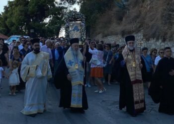 Η ΘΕΟΜΗΤΟΡΙΚΗ ΕΟΡΤΗ ΤΟΥ ΓΕΝΕΣΙΟΥ ΤΗΣ ΘΕΟΤΟΚΟΥ ΣΤΗΝ ΙΕΡΑ ΜΗΤΡΟΠΟΛΗ ΧΑΛΚΙΔΟΣ