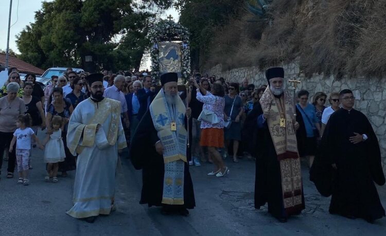 Η ΘΕΟΜΗΤΟΡΙΚΗ ΕΟΡΤΗ ΤΟΥ ΓΕΝΕΣΙΟΥ ΤΗΣ ΘΕΟΤΟΚΟΥ ΣΤΗΝ ΙΕΡΑ ΜΗΤΡΟΠΟΛΗ ΧΑΛΚΙΔΟΣ