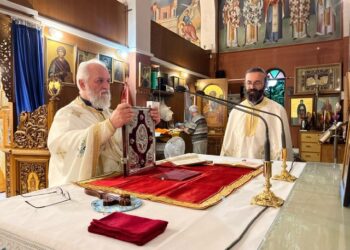 Ιερά Αγρυπνία για την Παναγία την Μυρτιδιώτισσα στα Λουτρα Αιδηψου