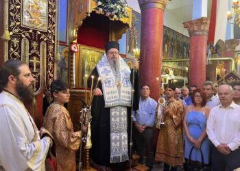 Πανηγυρικός Εσπερινός στον  Ιερό Ναό του Γενεσίου της Θεοτόκου Αιγάνης