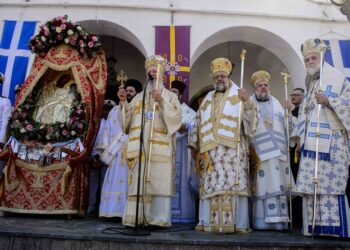 Λαμπρός ο εορτασμός της Παναγίας Μυρτιδιώτισσας στην Πύλο