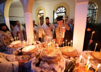 Λαμπρά πανήγυρις Ιεράς Μονής Γεννήσεως της Θεοτόκου Αμπελακίου Μεγαλοπόλεως