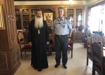 Ο νέος Αστυνομικός Διευθυντής Φθιώτιδος στον Σεβασμιώτατο Μητρ. Συμεών
