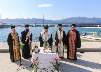 Ο Φθιώτιδος Συμεών εγκαινίασε τα νέα Αλιευτικά Καταφύγια της Ανατολικής Φθιώτιδος