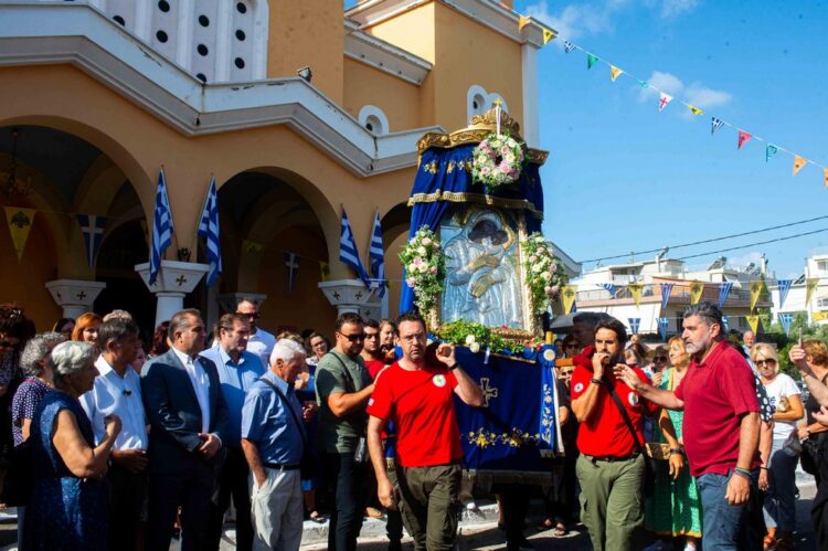 Αναχώρησε για το μοναστήρι της η Ιερά Εικόνα της Παναγίας της Δημιοβίτισσας