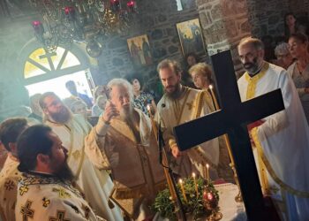 Η εορτή της Υψώσεως του Τιμίου Σταυρού στην Ιερά Μονή Αγίου Χαραλάμπους Λευκών