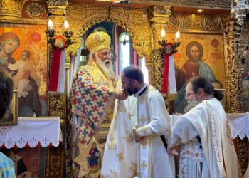 ΧΕΙΡΟΤΟΝΙΑ ΝΕΟΥ ΠΡΕΣΒΥΤΕΡΟΥ ΕΙΣ ΤΗΝ ΙΕΡΑΝ ΜΗΤΡΟΠΟΛΙΝ ΚΕΡΚΥΡΑΣ, ΠΑΞΩΝ ΚΑΙ ΔΙΑΠΟΝΤΙΩΝ ΝΗΣΩΝ