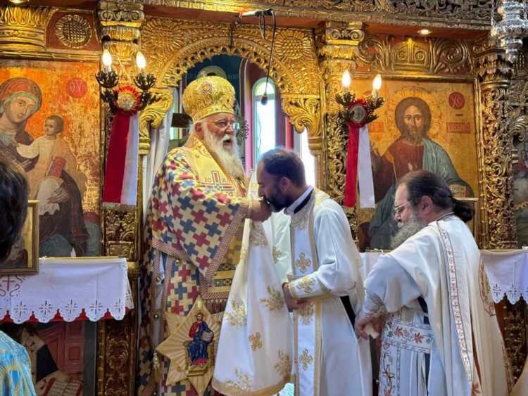 ΧΕΙΡΟΤΟΝΙΑ ΝΕΟΥ ΠΡΕΣΒΥΤΕΡΟΥ ΕΙΣ ΤΗΝ ΙΕΡΑΝ ΜΗΤΡΟΠΟΛΙΝ ΚΕΡΚΥΡΑΣ, ΠΑΞΩΝ ΚΑΙ ΔΙΑΠΟΝΤΙΩΝ ΝΗΣΩΝ