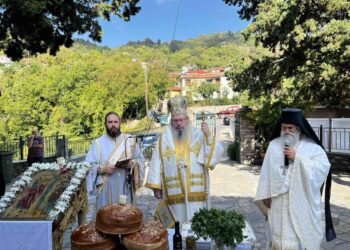 Η εορτή της αναμνήσεως του θαύματος του Αρχαγγέλου Μιχαήλ εν Χωναίς στην Κρανιά