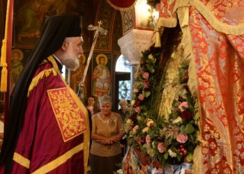 Πανηγυρικός Εσπερινός για την πολιούχο της Πύλου Παναγία Μυρτιδιώτισσα