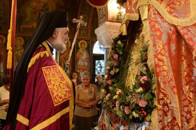 Πανηγυρικός Εσπερινός για την πολιούχο της Πύλου Παναγία Μυρτιδιώτισσα