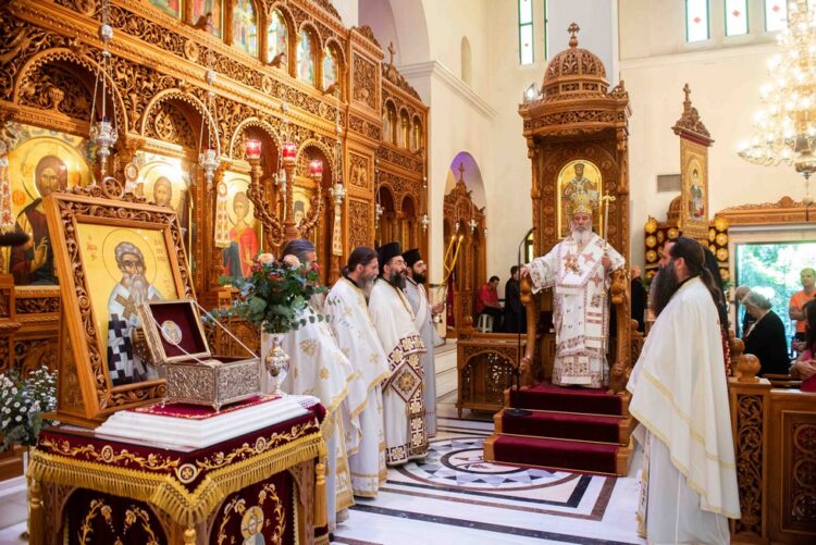 Απότμημα της Τιμίας Κάρας του Αγίου Διονυσίου του Αρεοπαγίτου από την Μεσσηνία στην Αθήνα