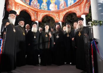 Φωτογραφικά στιγμιότυπα κατά την επίσκεψη στον Ιερό Ναό Πεντεκαίδεκα Ιερομαρτύρων Πολιούχων Κιλκίς