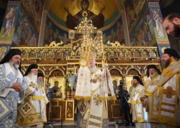 Φωτογραφικά στιγμιότυπα από την Πατριαρχική Θεία Λειτουργία σήμερα στο Κιλκίς