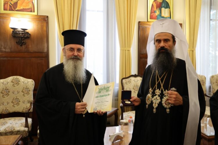 Με το παράσημο Α΄ Τάξης “Άγιος Ιωάννης της Ρίλας” τίμησε η Βουλγαρική Εκκλησία τον Μητροπολίτη Περιστερίου
