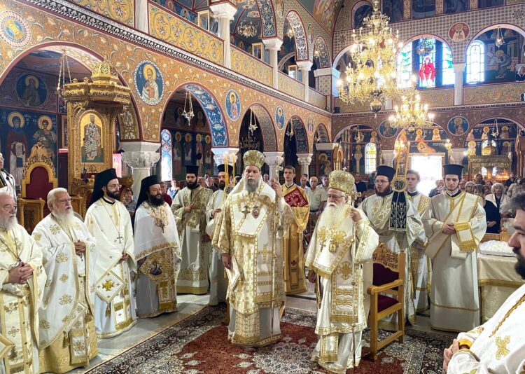 Συλλείτουργο Νέας Ιωνίας Γαβριήλ και Δημητριάδος Ιγνατίου στην Νέα Ιωνία Μαγνησίας