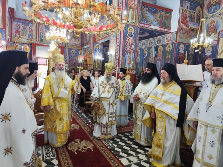 Με λαμπρότητα εορτάστηκε ο Άγιος Σεραφείμ Αρχιεπίσκοπος Φαναρίου και Νεοχωρίου στον τόπο του Μαρτυρίου του