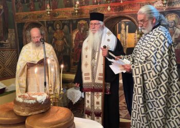 Ανάμνηση του εν Χώναις θαύματος του Aρχαγγέλου Μιχαήλ  στην Ι.Μ. Θηβών