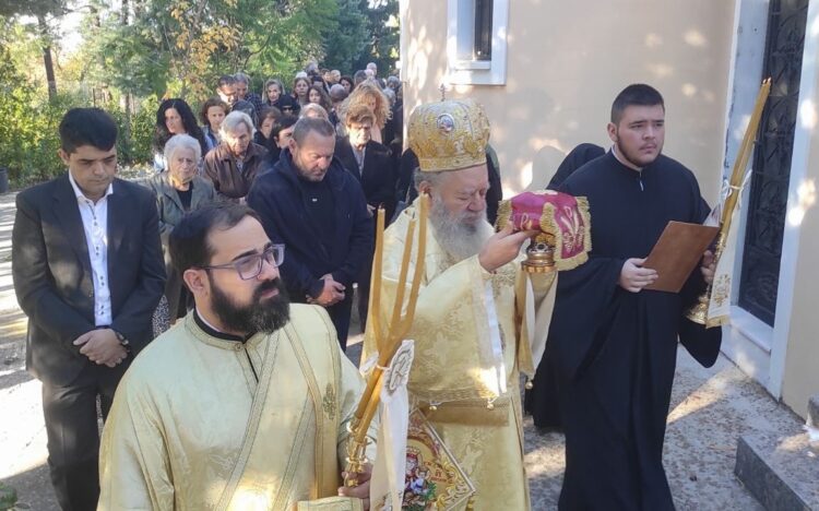 ΕΓΚΑΙΝΙΑΣΜΟΣ ΚΑΘΟΛΙΚΟΥ ΤΗΣ Ι. ΜΟΝΗΣ ΠΑΝΑΓΙΑΣ ΜΥΡΤΙΔΙΩΤΙΣΣΑΣ ΠΑΛΙΟΥΡΑ ΕΥΒΟΙΑΣ