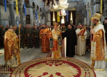 ΘΕΙΑ ΛΕΙΤΟΥΡΓΙΑ ΥΠΕΡ ΕΝΙΣΧΥΣΕΩΣ ΤΟΥ ΦΙΛΟΧΡΙΣΤΟΥ ΣΤΡΑΤΟΥ ΣΤΗ ΘΕΣΣΑΛΟΝΙΚΗ