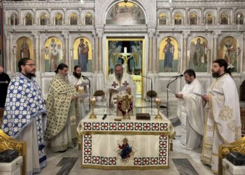 Η αρχαιοπρεπής Θεία Λειτουργία του Αγίου Ιακώβου του Αδελφοθέου στον Ι. Μ. Ν. Αγίου Αχιλλίου Λαρίσης