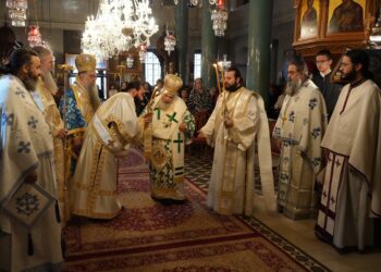 ΑΡΧΙΕΡΑΤΙΚΟ ΣΥΛΛΕΙΤΟΥΡΓΟ ΚΑΙ ΧΕΙΡΟΘΕΣΙΑ ΣΤΑ 112α ΕΛΕΥΘΕΡΙΑ ΤΩΝ ΓΙΑΝΝΙΤΣΩΝ