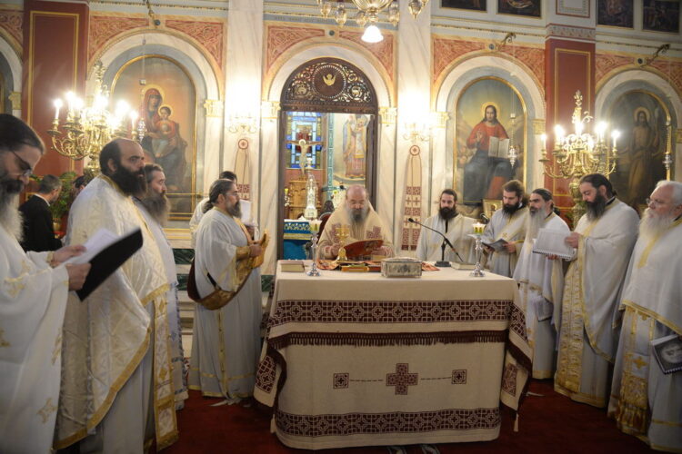 Η ΘΕΙΑ ΛΕΙΤΟΥΡΓΙΑ ΤΟΥ ΑΓΙΟΥ ΙΑΚΩΒΟΥ ΤΟΥ ΑΔΕΛΦΟΘΕΟΥ ΣΤΗΝ ΜΗΤΡΟΠΟΛΗ ΠΑΤΡΩΝ