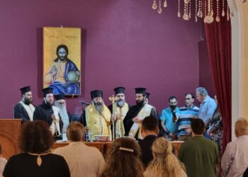 ΑΓΙΑΣΜΟΣ ΓΙΑ ΤΗΝ ΕΝΑΡΞΗ ΤΩΝ ΜΑΘΗΜΑΤΩΝ  ΣΤΟ «ΕΡΓΑΣΤΗΡΙ ΕΚΚΛΗΣΙΑΣΤΙΚΩΝ ΤΕΧΝΩΝ» THΣ I.M. ΚΟΡΙΝΘΟΥ