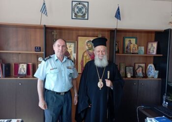 ΕΠΙΣΚΕΨΗ ΤΟΥ ΜΗΤΡΟΠΟΛΙΤΟΥ ΧΑΛΚΙΔΟΣ ΣΤΟΝ ΑΣΤΥΝΟΜΙΚΟ ΔΙΕΥΘΥΝΤΗ ΕΥΒΟΙΑΣ