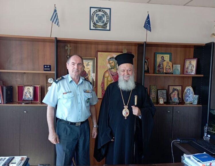 ΕΠΙΣΚΕΨΗ ΤΟΥ ΜΗΤΡΟΠΟΛΙΤΟΥ ΧΑΛΚΙΔΟΣ ΣΤΟΝ ΑΣΤΥΝΟΜΙΚΟ ΔΙΕΥΘΥΝΤΗ ΕΥΒΟΙΑΣ