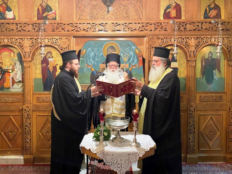 Ο Μητρ. Δημητριάδος στον Αγιασμό Ενάρξεως της Σύναξης Μελέτης Αγίας Γραφής στη Γλυκοφιλούσα