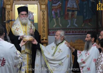 Πανηγυρικός Εσπερινός Παναγίας Εσφαγμένης στην Ενορία Αγίου Θεράποντος Άρτης