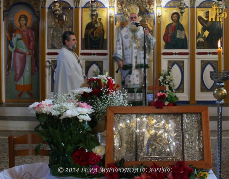 Προσκύνηση Παναγίας Ροβελίστης στην ενορία Μεγάρχης Άρτης