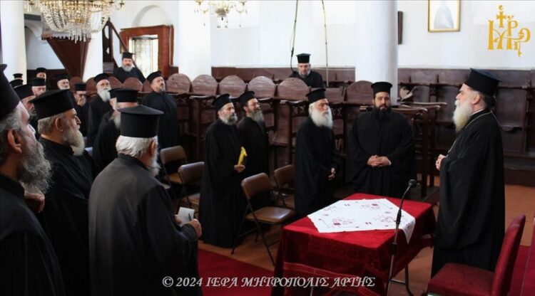 Ιερατική Σύναξη στην Μητρόπολη Άρτης