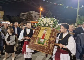 ΠΑΝΗΓΥΡΙΚΟΣ ΕΟΡΤΑΣΜΟΣ ΤΗΣ ΑΓΙΑΣ ΧΡΥΣΗΣ ΣΤΟΝ ΤΟΠΟ ΤΟΥ ΜΑΡΤΥΡΙΟΥ ΤΗΣ