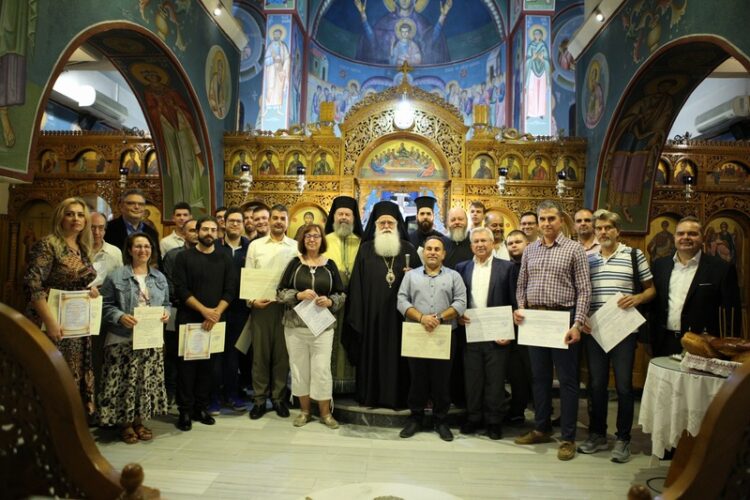 Αγιασμός ενάρξεως στην Σχολή Βυζ. Μουσικής της Μητροπόλεως Δημητριάδος