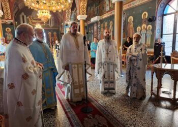 Η εορτή του Αγίου Ρωμανού του Μελωδού στον Ι.Ν Κοιμήσεως της Θεοτόκου Γυμνό – Ερέτριας