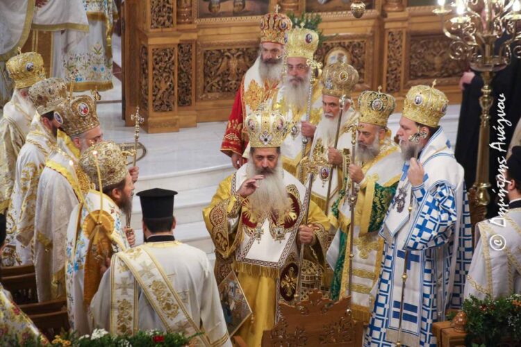 Πολυαρχιερατικό Συλλείτουργο ονομαστηρίων Μητρoπολίτου Φθιώτιδος Συμεών