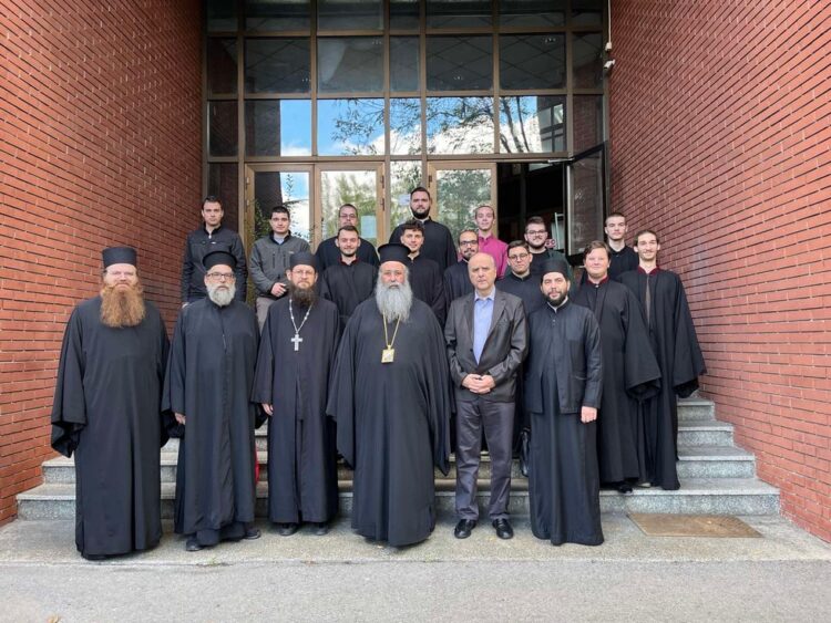 Ο Μητροπολίτης Κίτρους κ. Γεώργιος στη Θεολογική Σχολή Βελιγραδίου