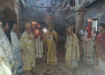 Πάνδημος εορτασμός του Αγ. Ιγνατίου (Αγαλιανού)  στην ιερά Μονή Λειμώνος